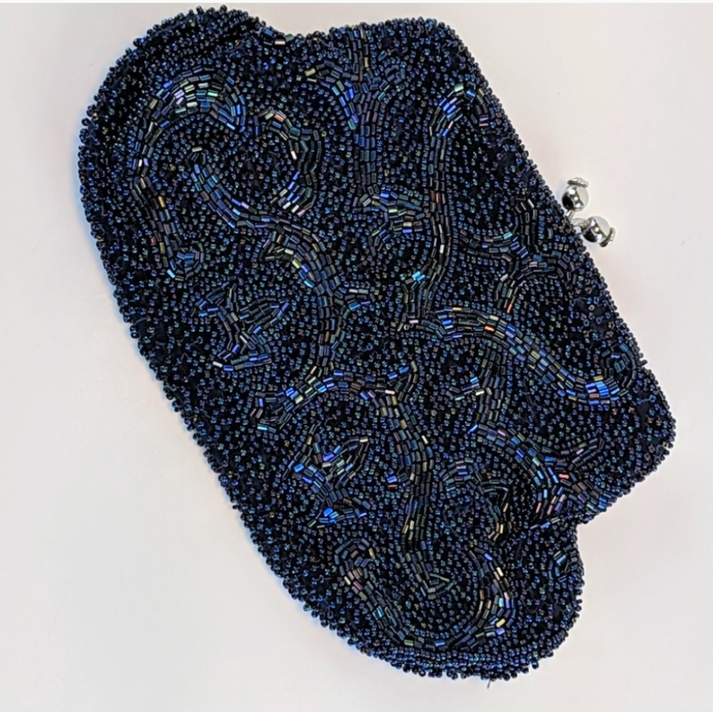 Vintage 1950's Walborg Beaded Evening Clutch